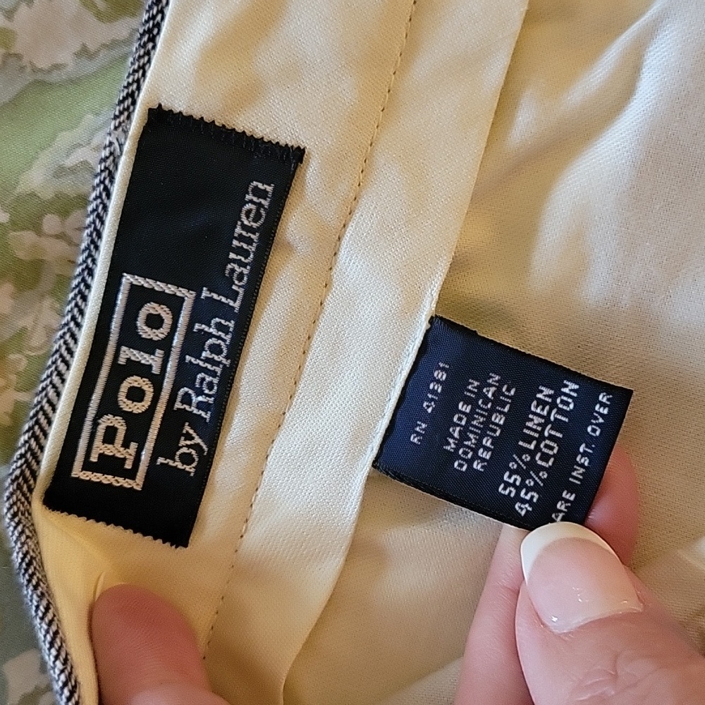POLO LINEN TROUSERS - Picture 10 of 11